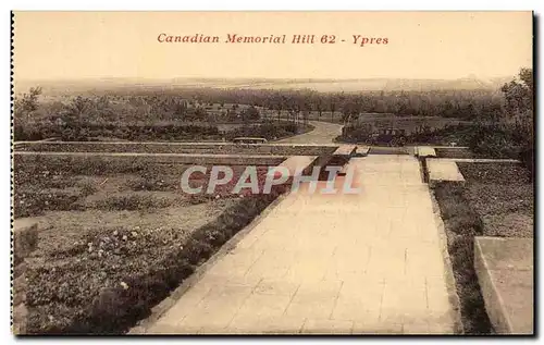 Ansichtskarte AK Canadian Memorial Hill 62 Ypres Militaria