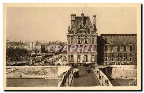 Ansichtskarte AK Paris En Flanant Le Pont Royal le Pavillon de Flore et le Jardin des Tuileries