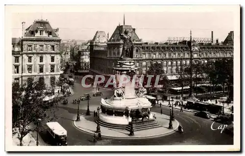 Cartes postales Paris Place de la Republique