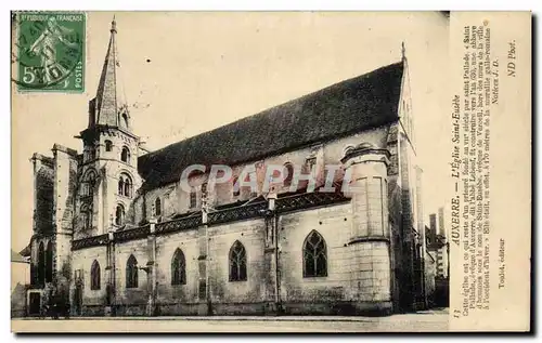 Ansichtskarte AK Auxerre L&#39Eglise Saint Eusebe