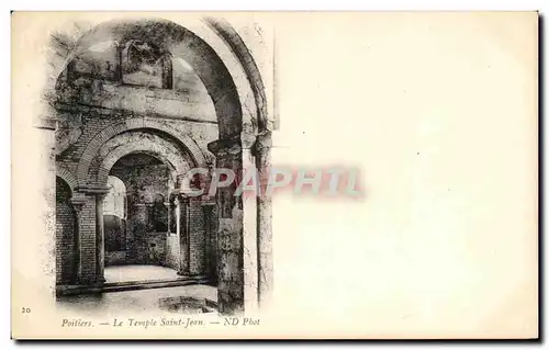 Cartes postales Poitiers Le Temple Saint Jean