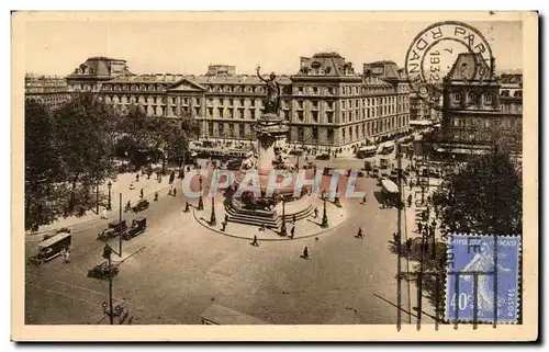 Ansichtskarte AK Paris En Flanant Place de la Republique