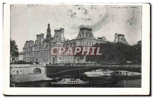 Cartes postales Paris Hotel de ville Peniche