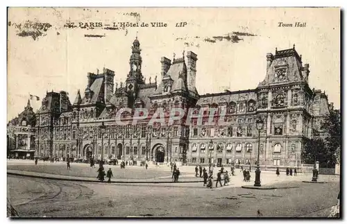 Cartes postales Paris L&#39Hotel de Ville