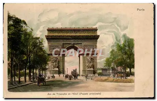 Cartes postales Paris Arc de Triomphe de l&#39Etoile