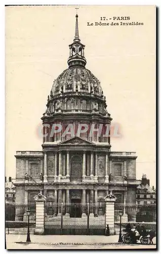 Cartes postales Paris Le Dome des Invalides