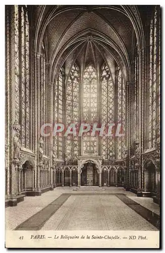 Cartes postales Paris Le Reliquaire De La Sainte Chapelle