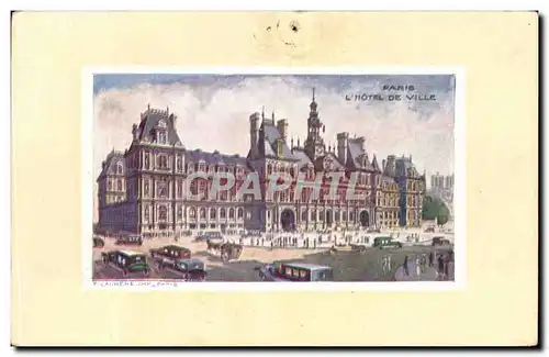 Cartes postales Paris L&#39Hotel de Ville