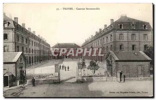 Cartes postales Troyes Caserne Beurnonville Militaria
