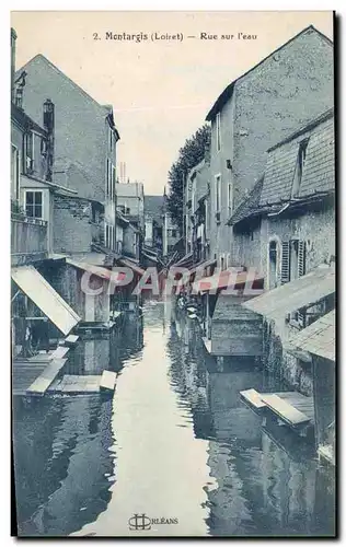 Cartes postales Montargis Rue sur I&#39eau