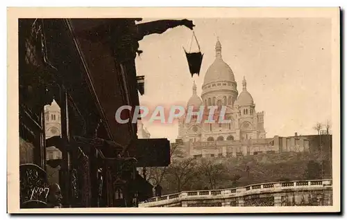 Ansichtskarte AK Paris En Flanant Le Sacre Coeur vu de la rue de Steinkerque Montmartre