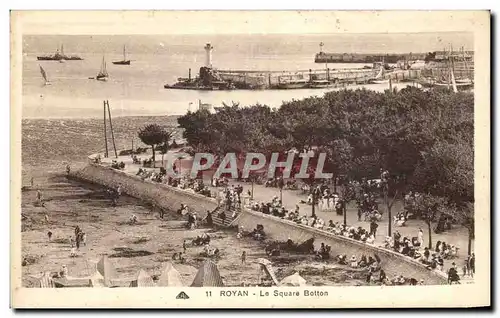 Cartes postales Royan Le Square Botton