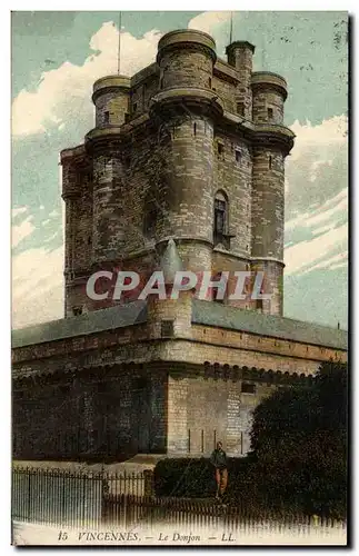 Cartes postales Vincennes Le Donjon