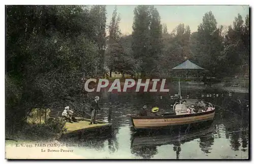 Ansichtskarte AK Paris Buttes Chamont Le Bateau Passeur