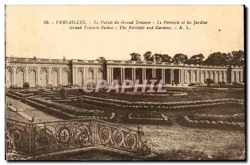 Ansichtskarte AK Versailles Le Palais du Grand Trianon Le Peristyle et les jardins