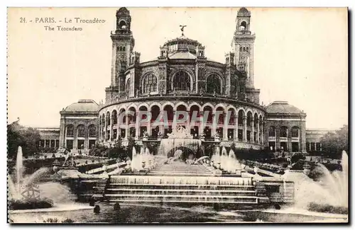 Cartes postales Paris Le Trocadero