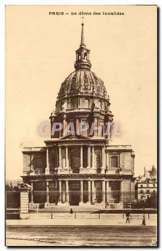 Ansichtskarte AK Paris Le dome des Invalides