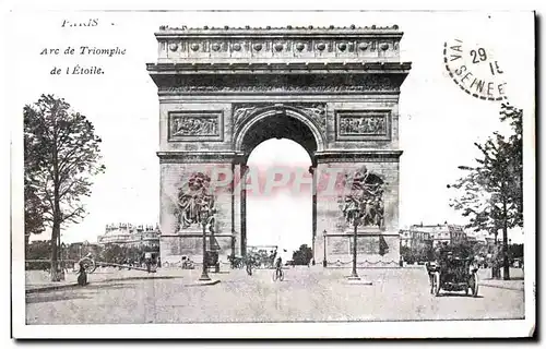 Cartes postales Paris Arc de Triomphe de l&#39Etoile