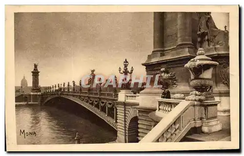 Ansichtskarte AK Les Petits Tableaux De Paris Le Pont Alexandre III