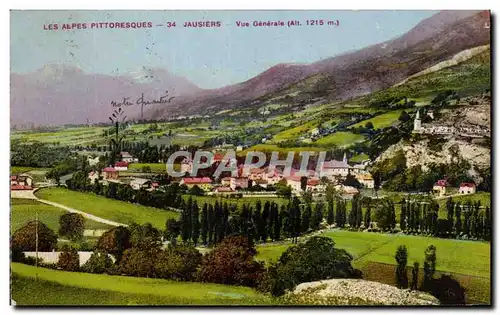 Cartes postales Les Alpes Pittoresques Jausiers Vue Generale