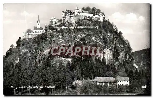 Cartes postales moderne Burg Hochostervitz In Karnten