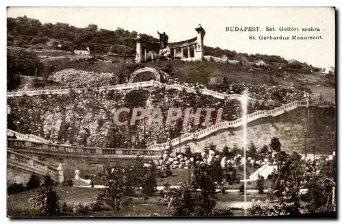 Cartes postales Budapest Gellert Szobra St Gerhardus Monument