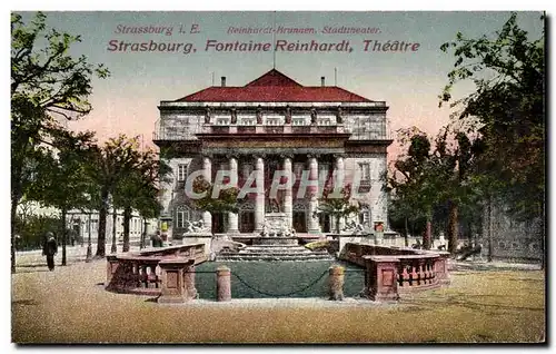 Cartes postales Strasbourg Fontaine Reinhardt Theatre