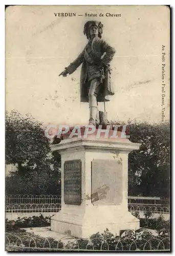 Cartes postales Verdun Statue de Chevert