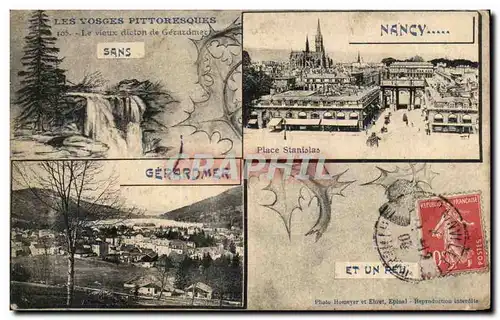 Cartes postales Nancy Sens Gerardmer Vosges