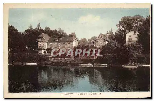 Cartes postales Lagny Quai de la Gourdine