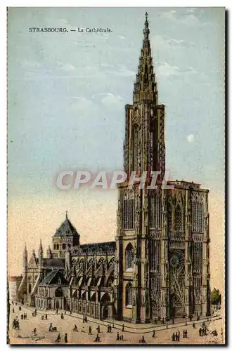 Cartes postales Strasbourg La Cathedrale