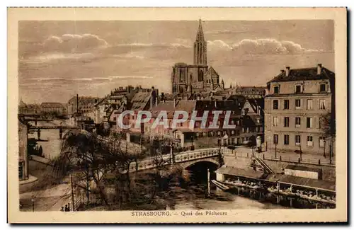 Cartes postales Strabourg Quai des Pecheurs