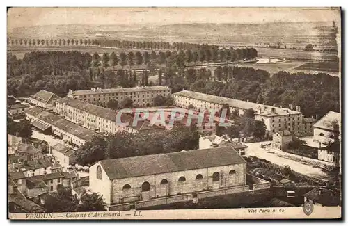 Cartes postales Verdun Caserne d&#39Anthouard Militaria