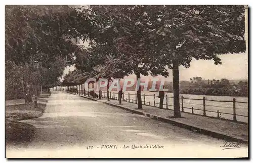 Cartes postales Vichy Les Quais de L&#39Allier