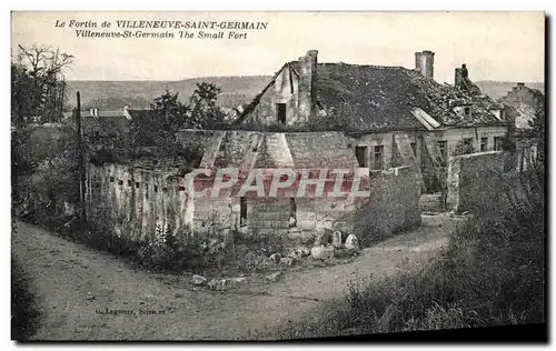 Cartes postales Le Fortin de Villeneuve Saint Germain Militaria