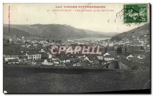 Ansichtskarte AK Les Vosges Pittoresques Gerardmer Vue Generale Prise du Costet