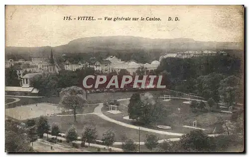 Cartes postales Vittel Vue generale sur le Casino