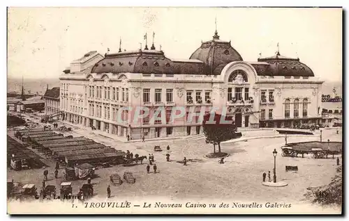 Cartes postales Trouville Le Nouveau Casino vu des Nouvelles Galeries