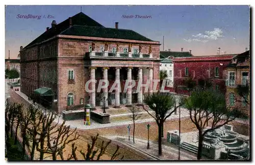 Cartes postales Strasburg Stadt Theater