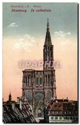 Cartes postales Strasbourg La cathedrale