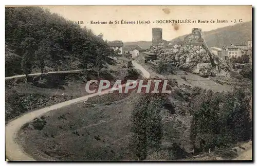 Ansichtskarte AK Environs de St Etienne Rochetaillee et Route de Janon