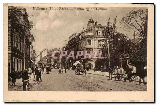 Cartes postales Mulhouse Faubourg de Colmar