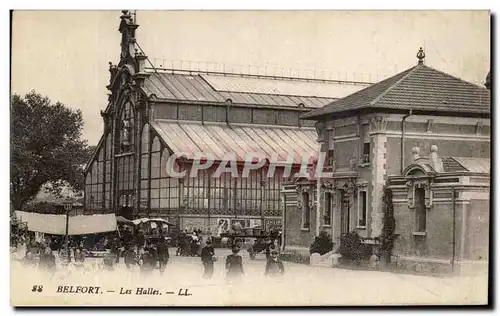 Ansichtskarte AK Belfort les Halles