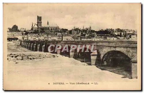 Cartes postales Nevers Vue Generale