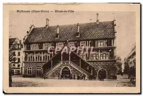 Cartes postales Mulhouse Hotel de Ville