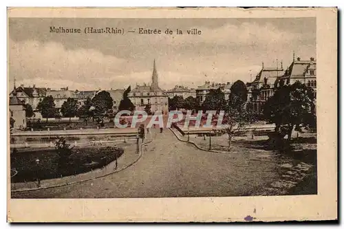 Cartes postales Mulhouse Entree de la Ville