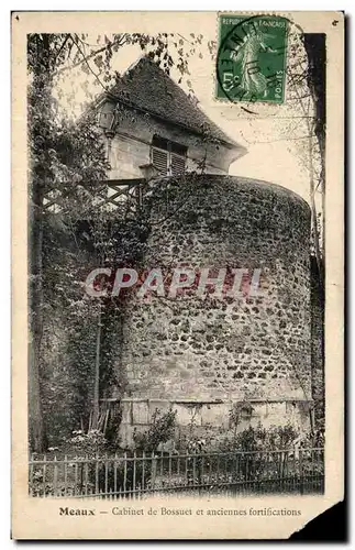 Cartes postales Meaux Cabinet de Bossuet et anciennes fortifications