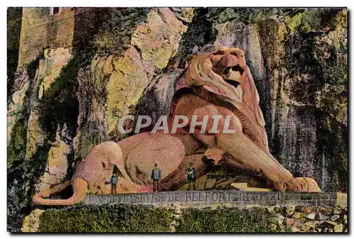 Cartes postales Belfort Le Lion