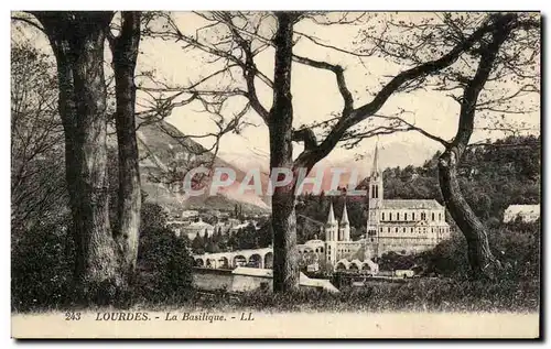 Cartes postales Lourdes La Basilique