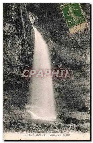 Cartes postales Le Falgoux Cascade du Biaguin